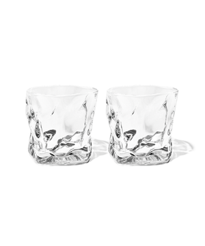 Kleines Trinkglas im organischen Design – alaska collection von 7 O'CLOCK