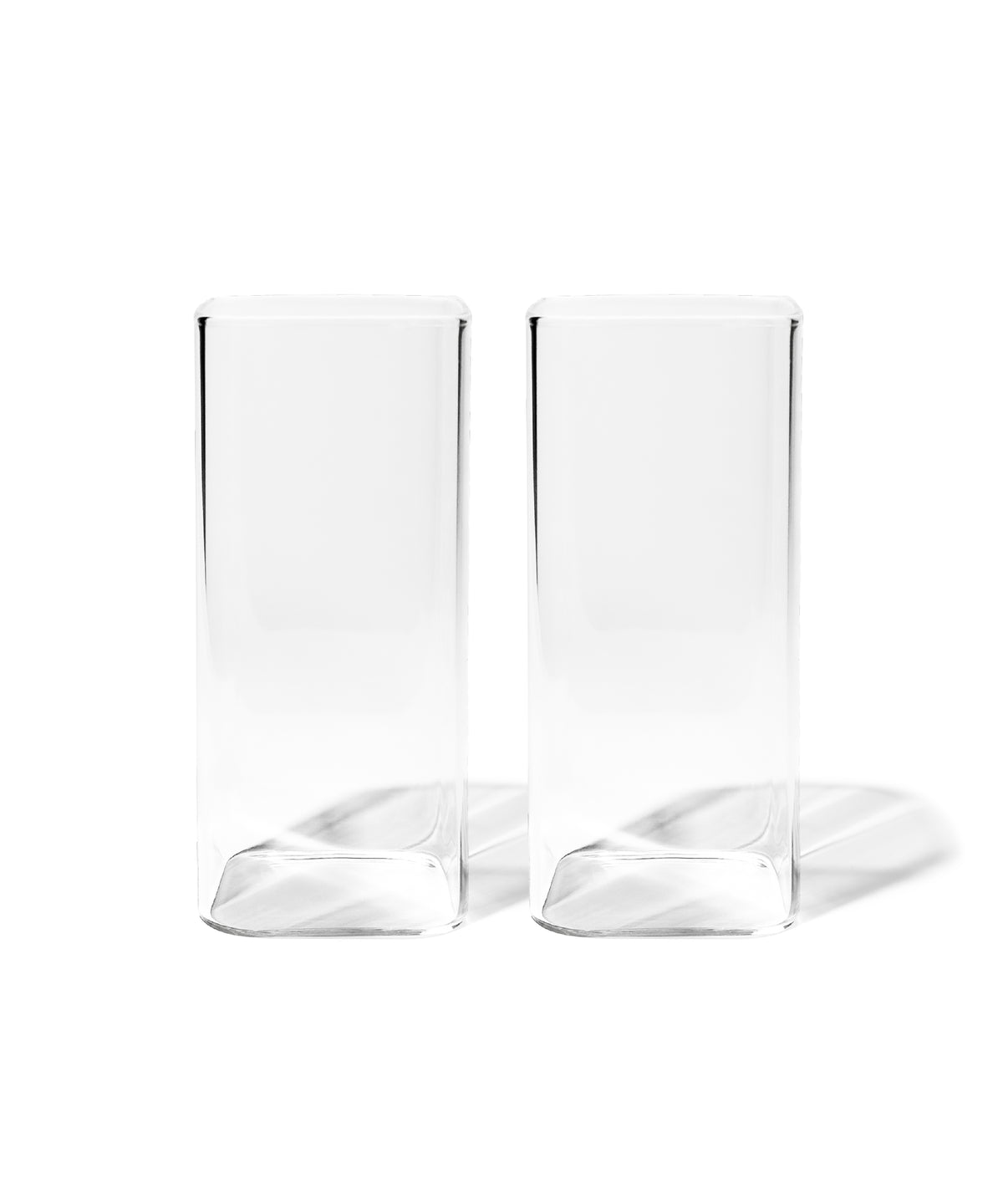 Glas im eckigen Design als Trinkglas – kuba collection von 7 O'CLOCK