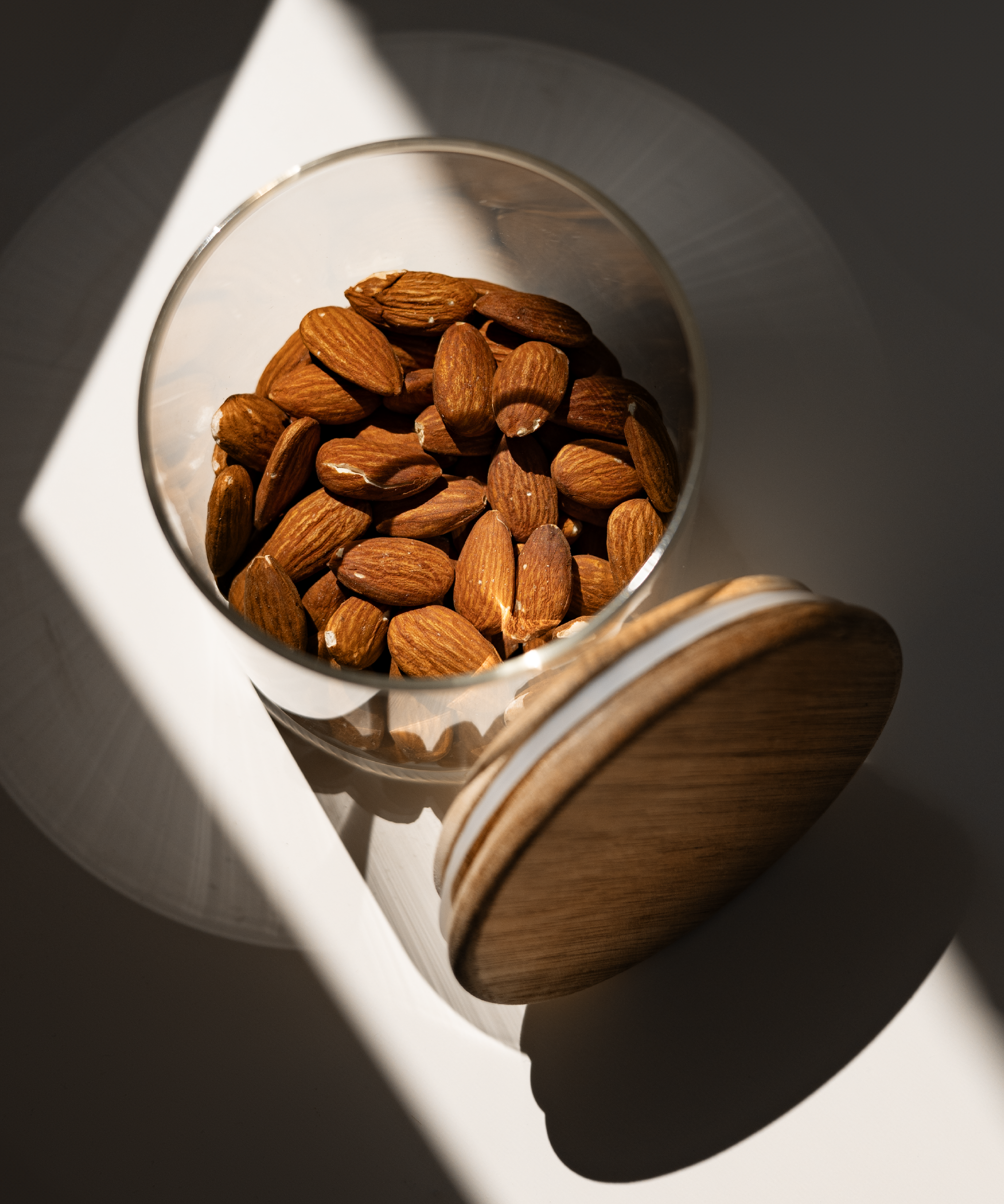 Storage jar set with acacia wood lid | Caya