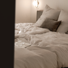 Haven Partner Set Beige | 2× Muslin Single Bed Linen + 2× Pillowcase 40×80