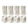 Set of Small & Large Ceramic Mugs Cream White | Alaska