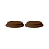 To-Go Cup Silicone Lid Set of 2 Brown | Brooklyn