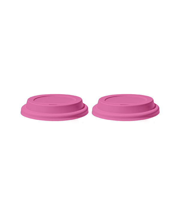 To-Go Becher Silikon-Deckel im 2er Set Pink | Brooklyn