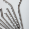 Short Stainless Steel Straws, Set of 8, 15cm | Eli