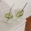 Long Stainless Steel Straws, Set of 8, 20cm | Eli