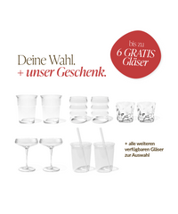 Individuelles Gläser-Wunschset selbst zusammenstellen von 7 O'CLOCK