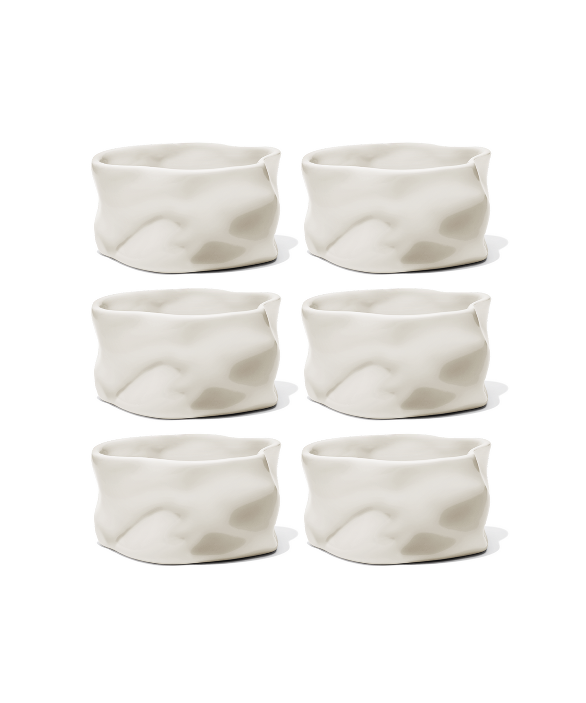 Organic Dip Bowls Cream White