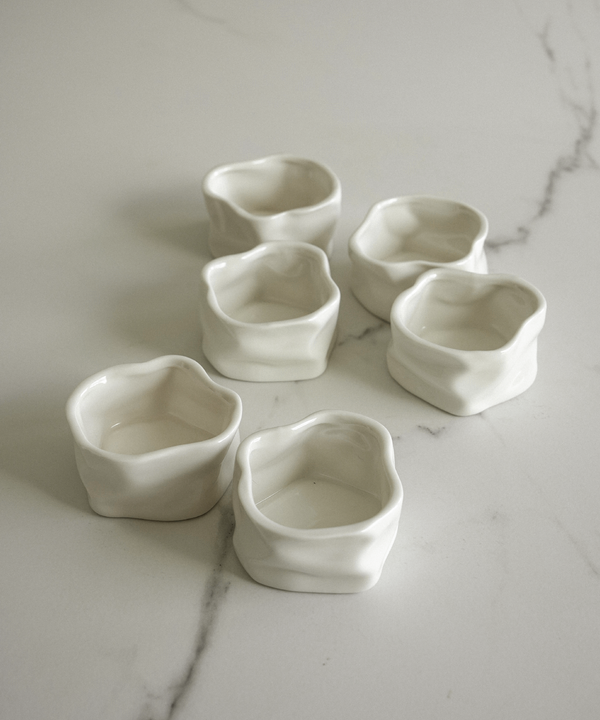Organic Dip Bowls Cream White | Alaska