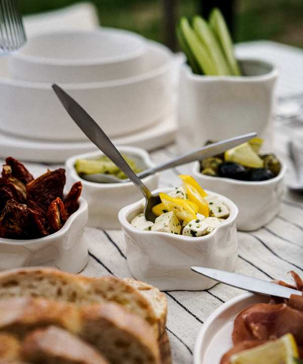 Organic Dip Bowls Cream White | Alaska