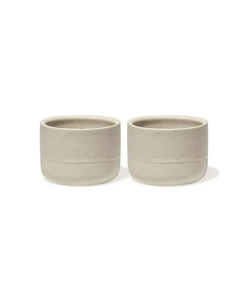 Espresso Keramik Becher in Beige – faro collection von 7 O'CLOCK
