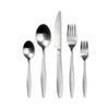 Cutlery set silver matt brushed | Tava