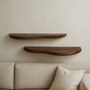 Dark wooden wall shelf | Elva