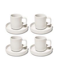 Espresso cup with saucer cream white | Nia