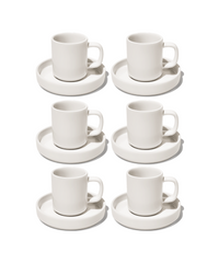 Espresso cup with saucer cream white | Nia
