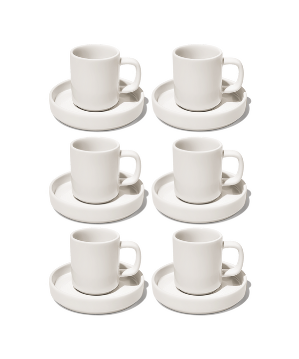 Espresso Cup with Saucer Cream White | Nia