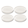 Saucer in cream white glossy | Nia
