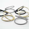 Napkin Rings Gold, Silver & Black 3x Set of 6 | Rina