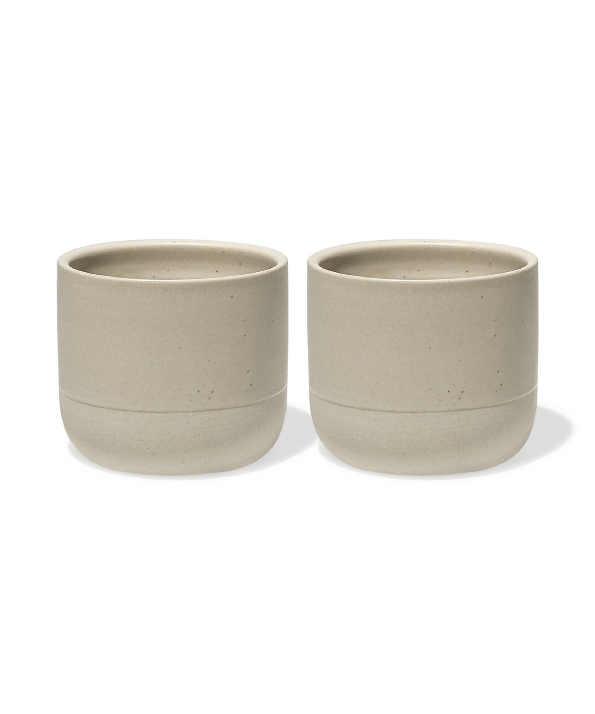 Cappuccino Keramik Becher in Beige – faro collection von 7 O'CLOCK