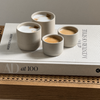 Cappuccino & Espresso Ceramic Mugs Beige | Faro