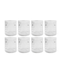 Small pearl-studded design glass (280ml) | Atlanta