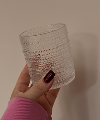 Small pearl-studded design glass (280ml) | Atlanta