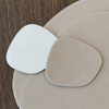 Glass Coaster Taupe/Cream | Jade