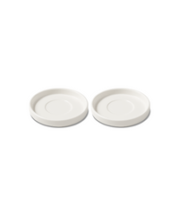 Espresso saucer in glossy cream white | Nia