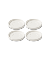 Espresso saucer in glossy cream white | Nia