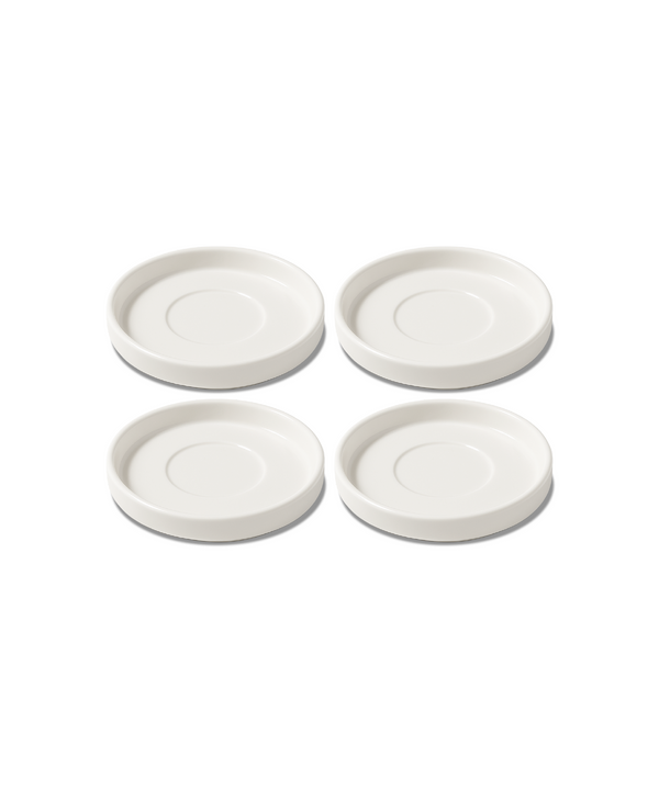 Espresso saucer in glossy cream white | Nia