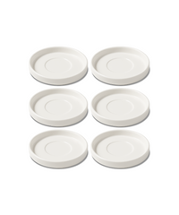 Espresso saucer in glossy cream white | Nia