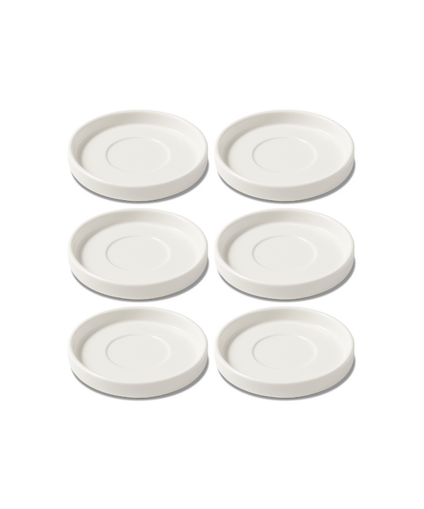 Espresso saucer in glossy cream white | Nia