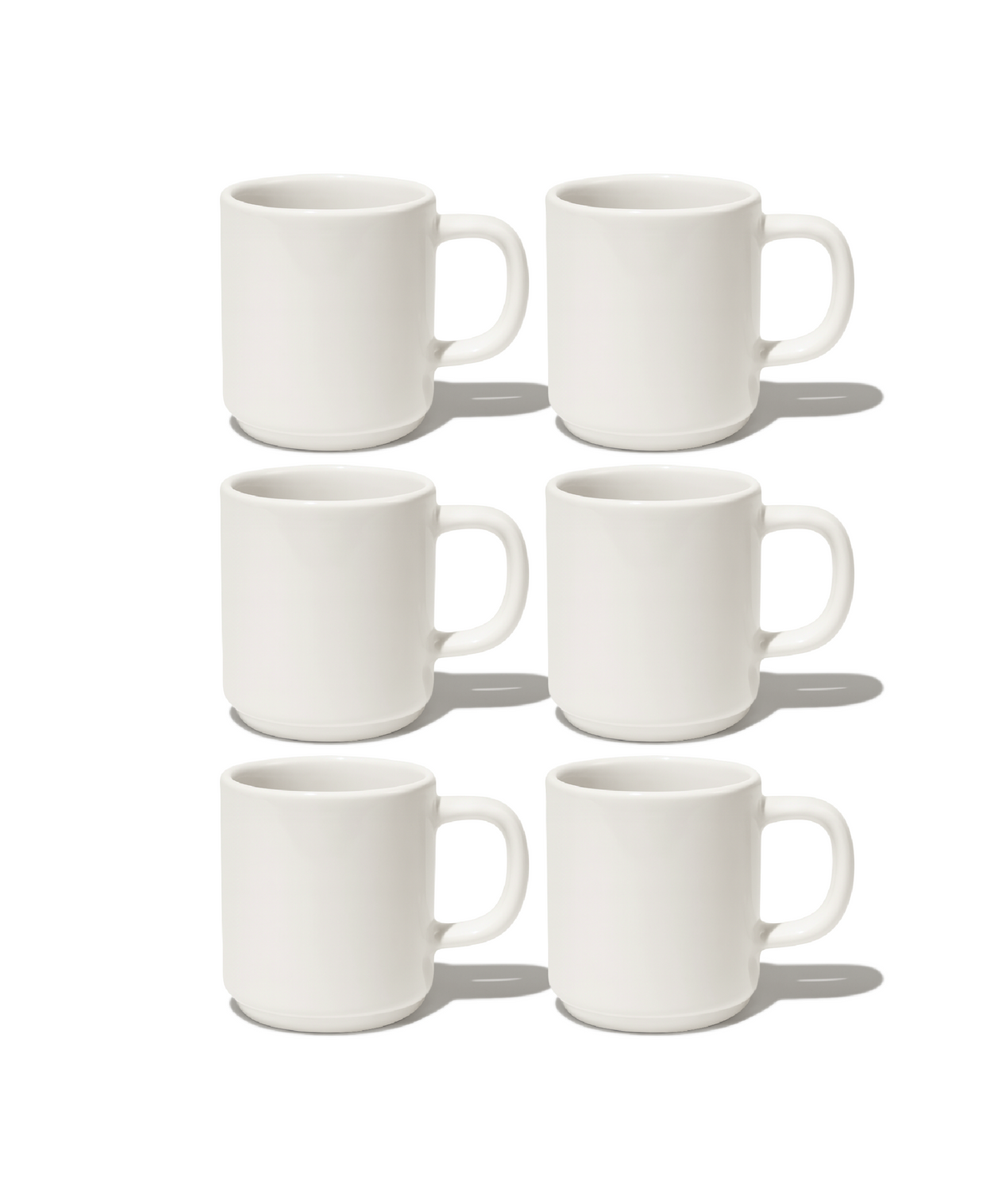 Espresso-Tasse in Cremeweiß glänzend aus der Serie Nia – Produktansicht