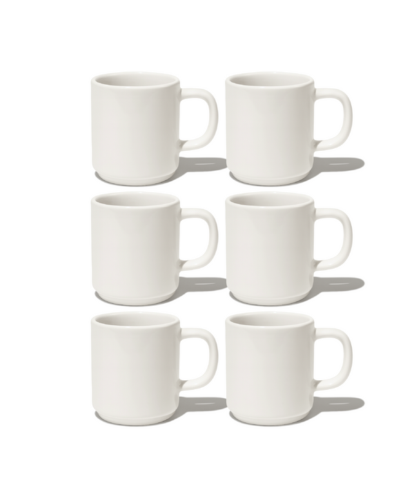 Espresso cup cream white glossy | Nia