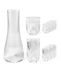 Kleines & großes Bogen-Design-Glas mit Karaffe | Rom