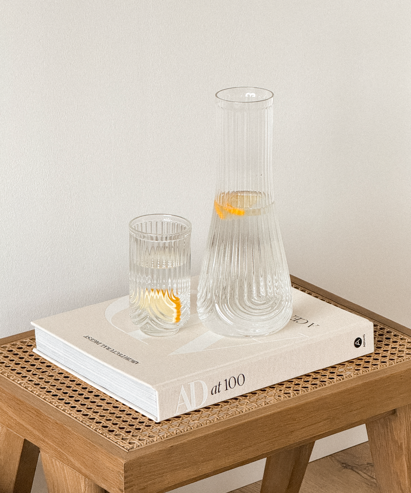 8er Set aus kleinem und großem Glas mit gratis Karaffe aus der Serie Rom – Produktansicht