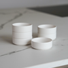 Dip bowls set of 6 in cream white matt | Nia