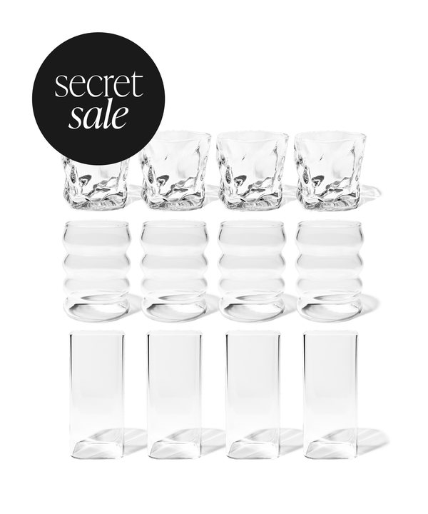 Bestseller Bundle 12-piece glass set