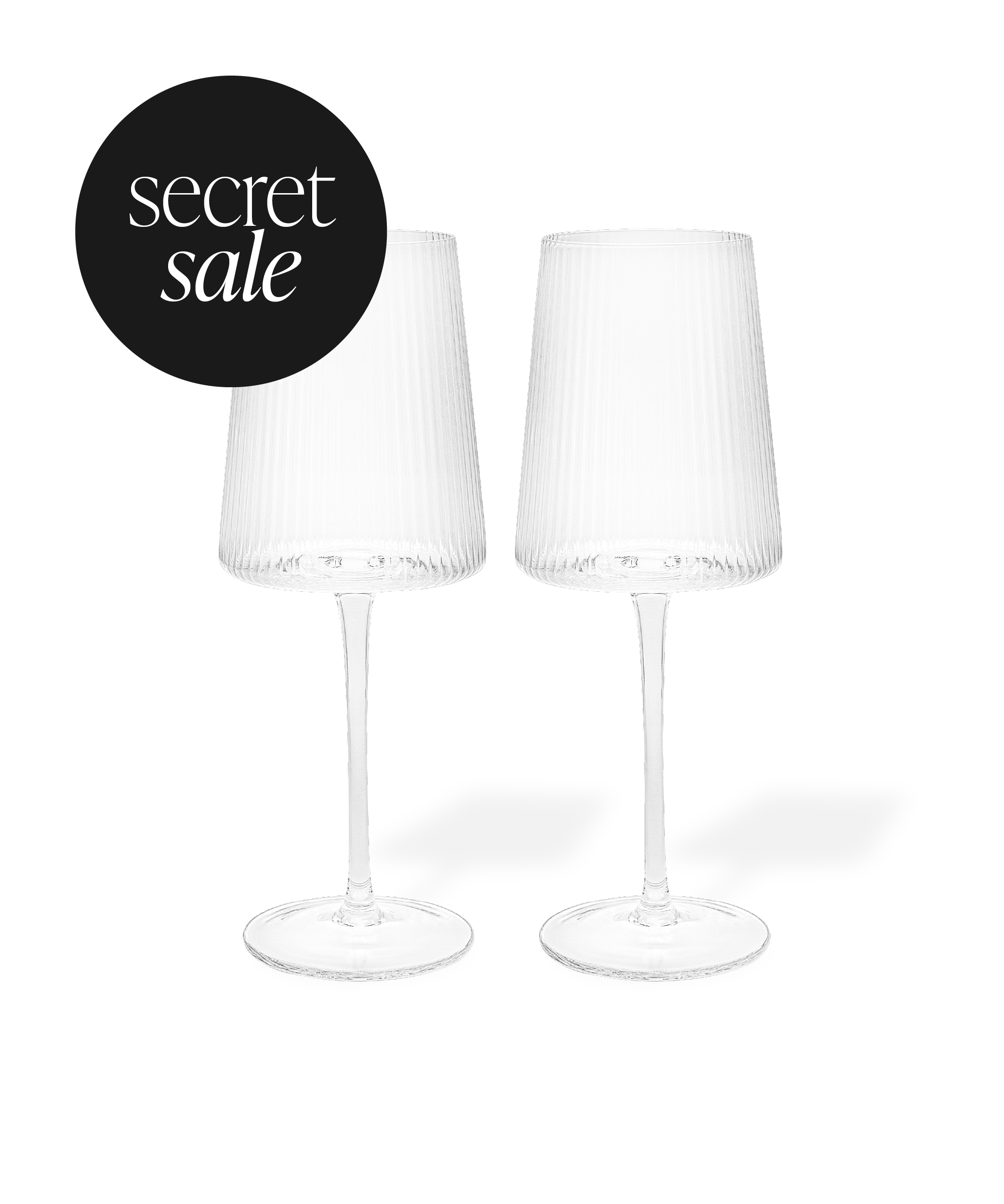 Fluted wine glass | Paris