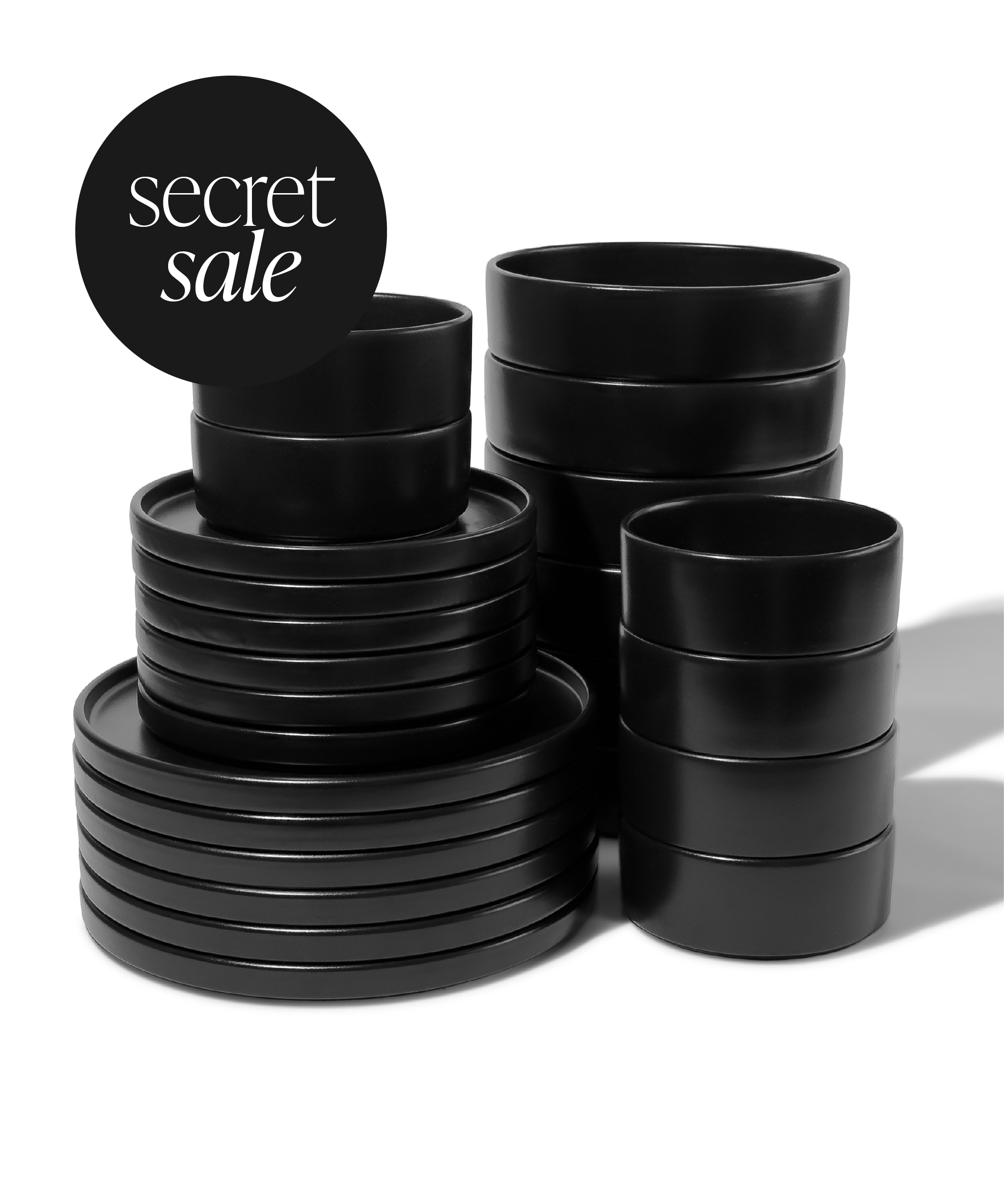 Black tableware set | Nia