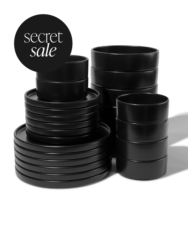 Black tableware set | Nia