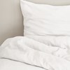 White muslin single bed linen | Haven