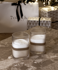 Karaffe & Gläser-Set im gerillten Design | Venice