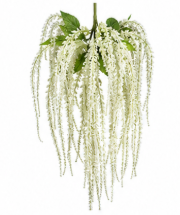 Realistische Kunstblumen Amaranthus hängend in Weiß – bloom collection von 7 O'CLOCK