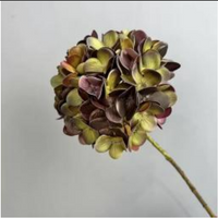 Realistische Kunstblumen Hortensie in Braun – bloom collection von 7 O'CLOCK