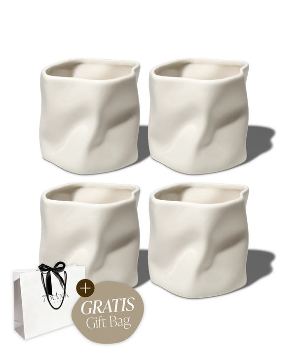 Organic ceramic mug 350ml in cream white | Alaska