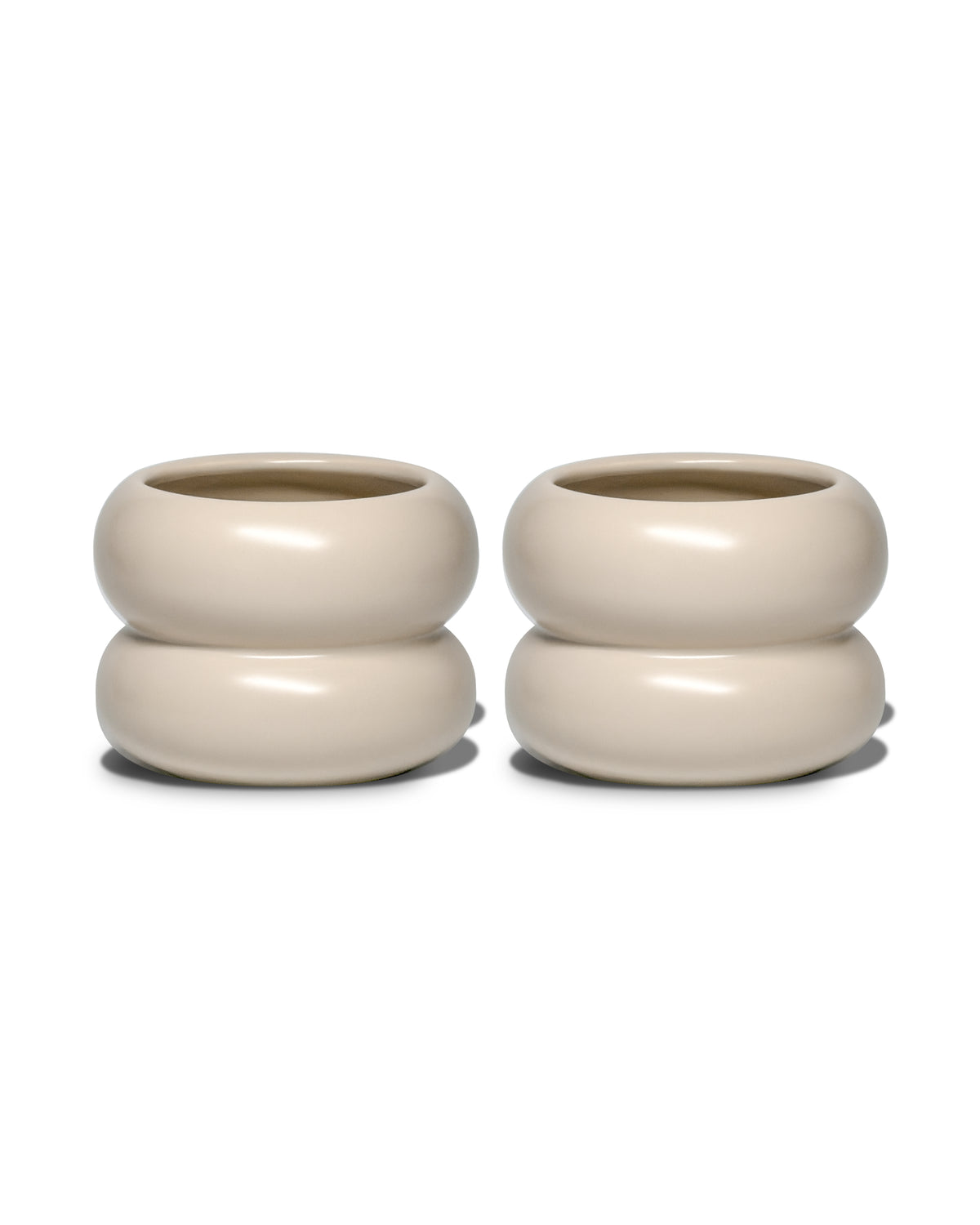 Small Wavy Ceramic Mug Beige | Mya