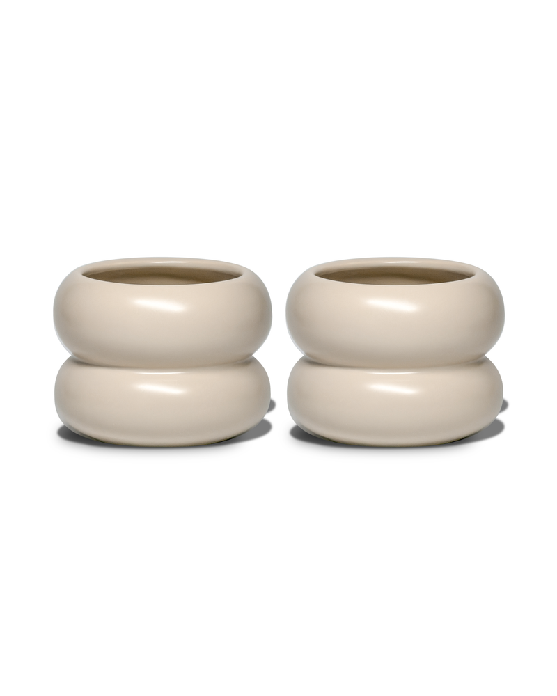 Small Wavy Ceramic Mug Beige | Mya