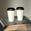 Large Ceramic To-Go Cup with Black Silicone Lid | Brooklyn