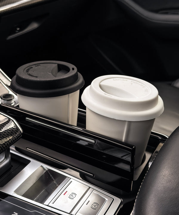 Large Ceramic To-Go Cup with Black Silicone Lid | Brooklyn