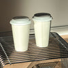 Large Ceramic To-Go Cup with White Silicone Lid | Brooklyn